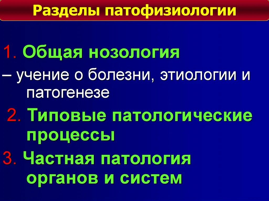 Разделы патофизиологии. Разделы патологической физиологии. Общая патофизиология разделы. Разделы нозологии патофизиология.