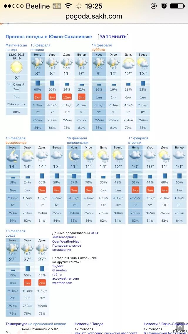 Сахком погода сахалинская