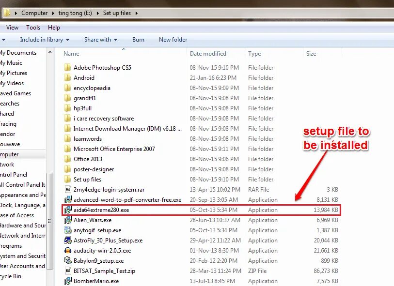 Файл setup не запускается. Файл setup. название установочного файла setup. где находится файл setup. application файл.