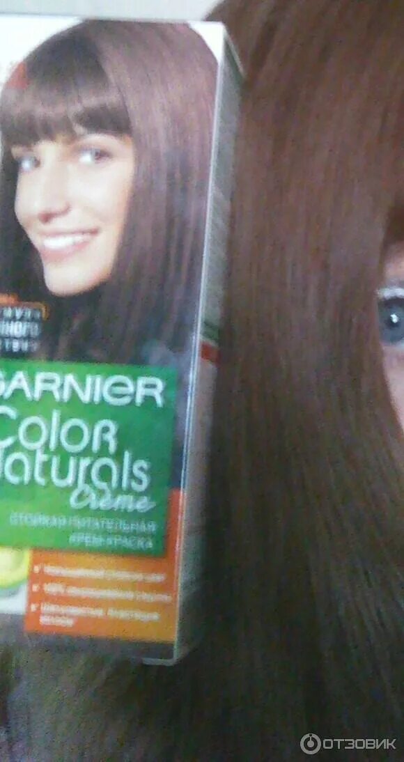 Краска для волос `GARNIER` `COLOR NATURALS` тон 5.25 (Горячий шоколад)
