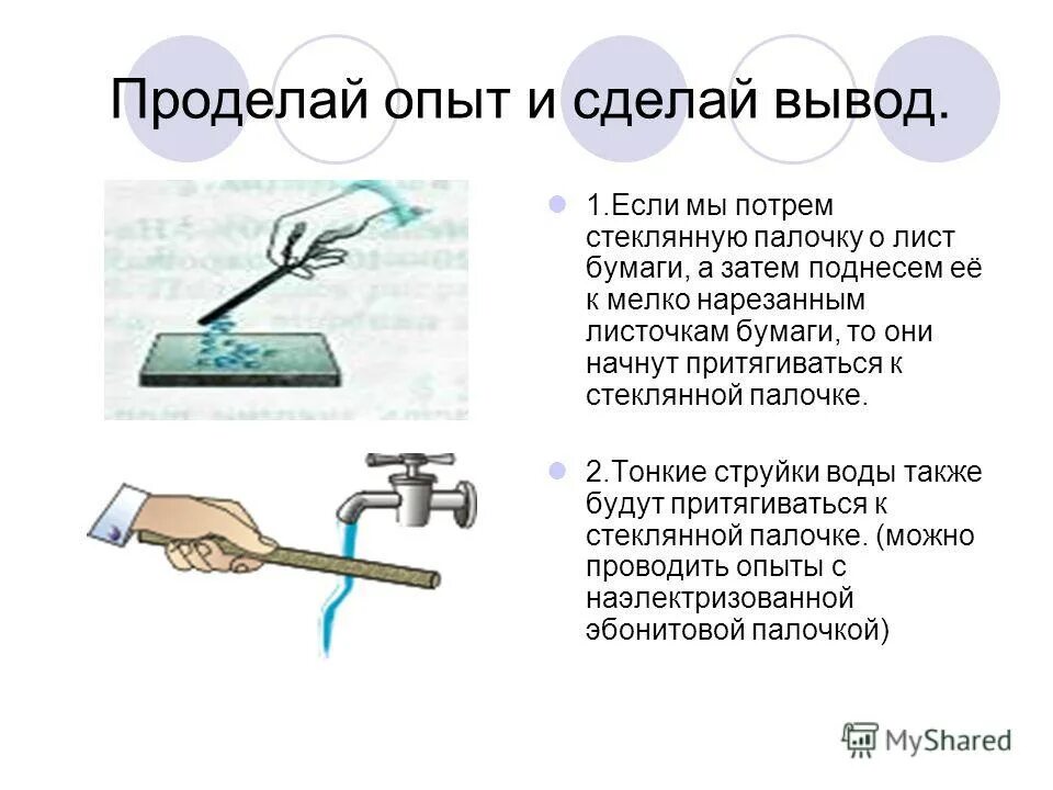 Электризация фотоэффект