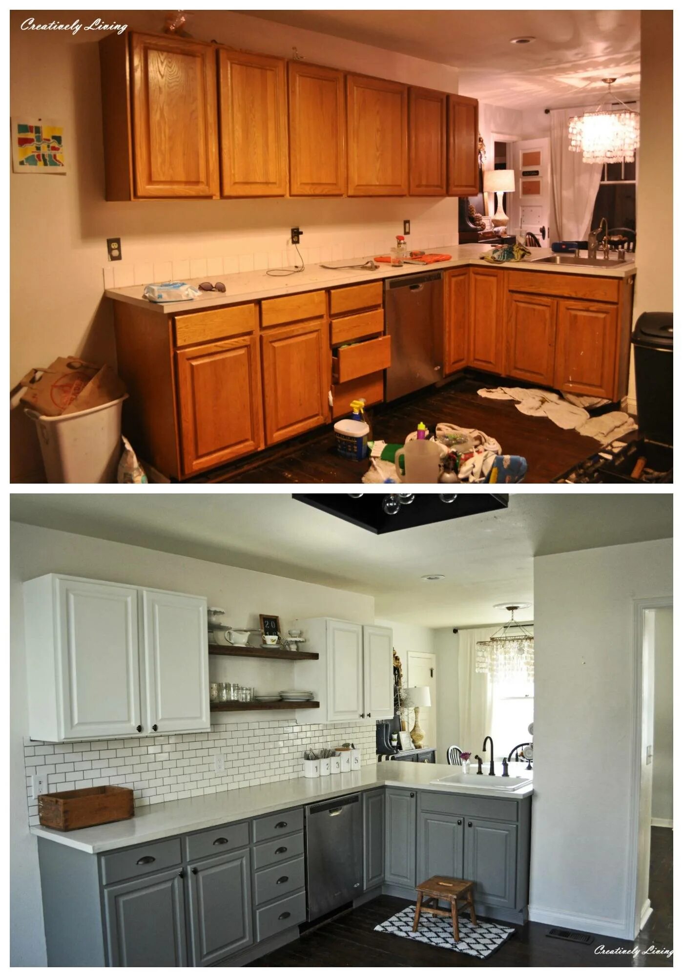 Можно покрасить фасады кухни. Переделываем старый кухонный гарнитур. Реставрируем старый кухонный гарнитур. Кухонный гарнитур перекраска. Переделка старого кухонного гарнитура.