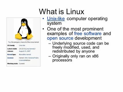 Linux устройство системы