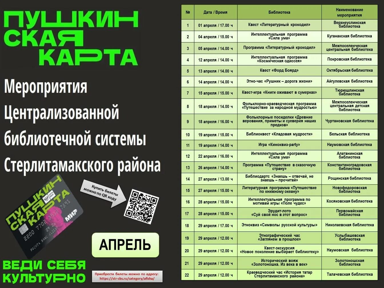 Ротация карт апрель 2025. Афиша мероприятий. мероприятия в апреле. афиша апрель. пушкинская карта афиша.