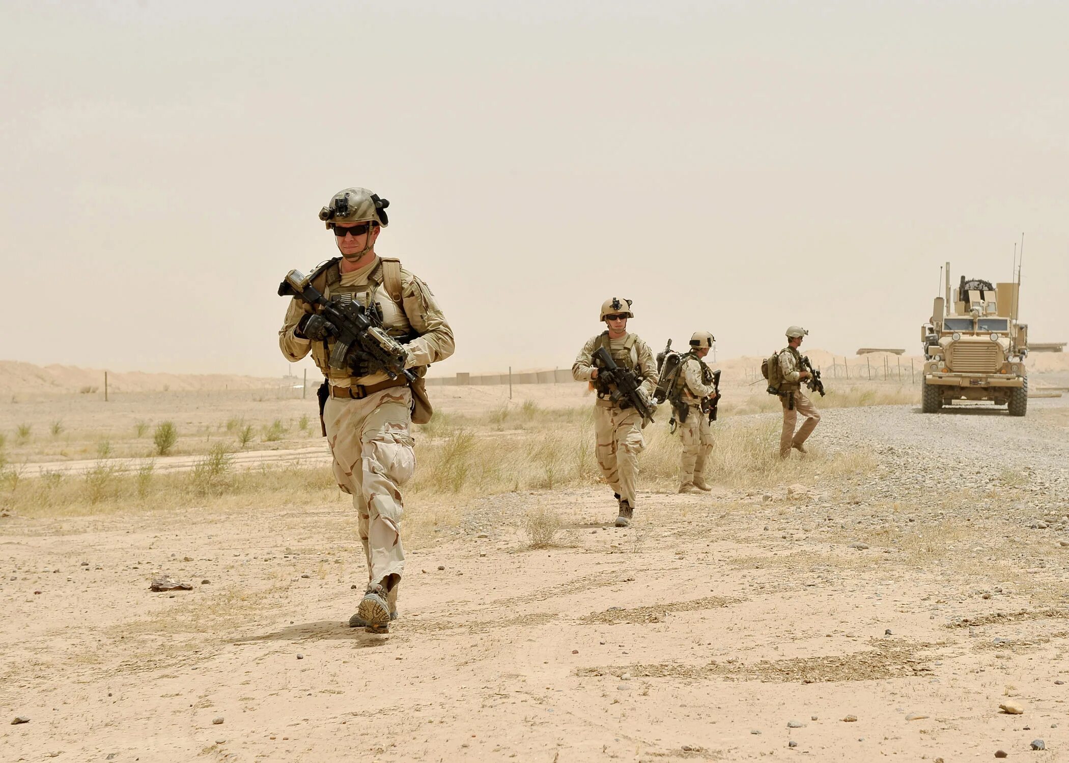 Американские солдаты в Ираке.