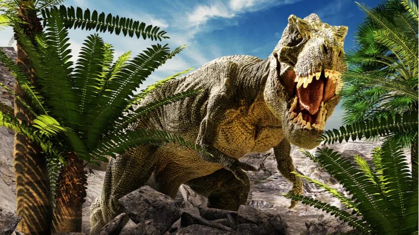 Тираннозавр Триасового периода. Динозавры картинки. Ландшафт Юрского периода. Динозавры красиво.