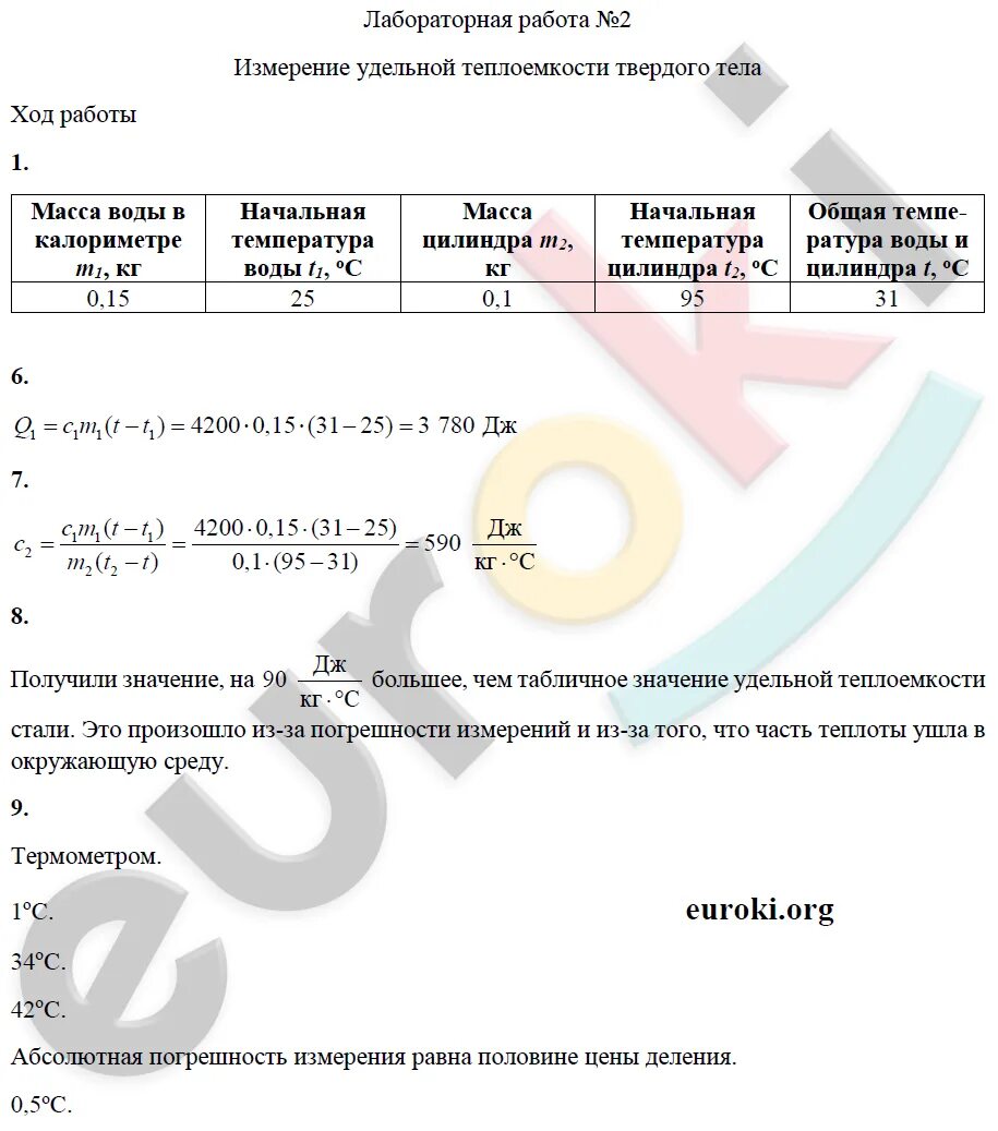 Лабораторную работу 8 класса