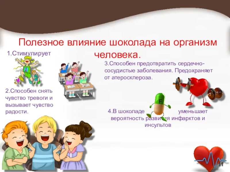 Как шоколад влияет на организм человека проект Страсти по шоколаду проектнаяя деятельноссть групповая работа