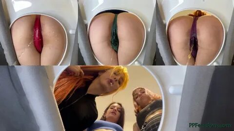 POV Toilet Slavery Femdom - Mistresses Kira, Sofi, Agma Piss In Your Mouth.