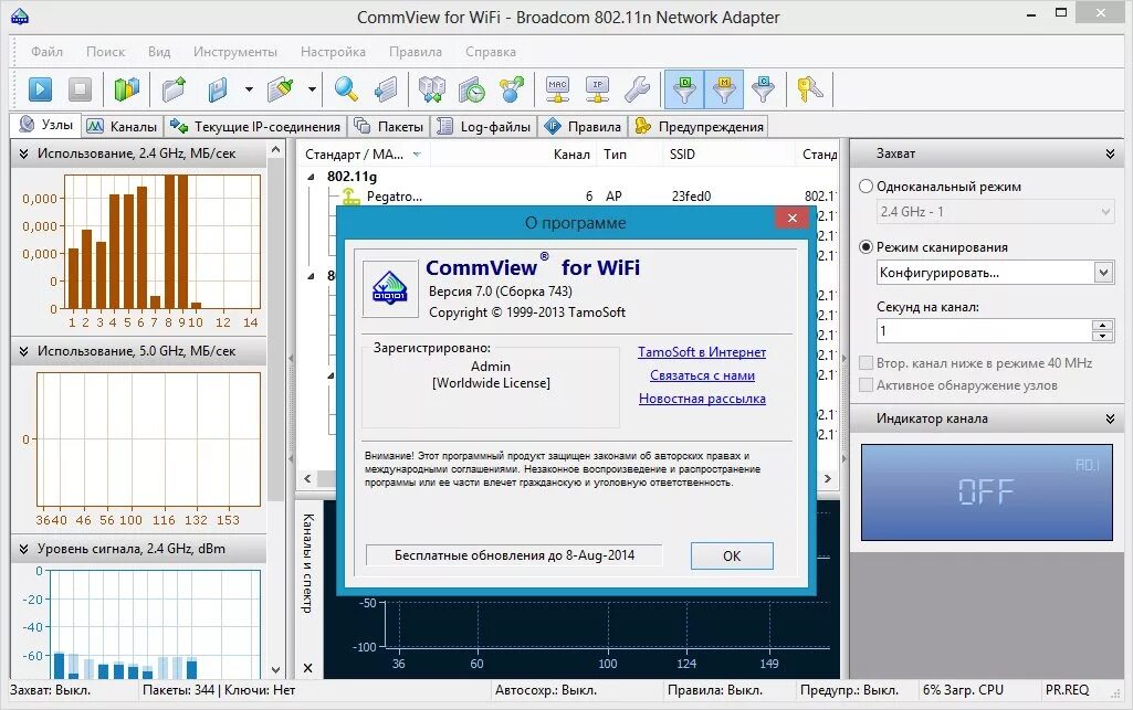 Программы управления wifi. Commview for wifi. commview for wifi графики. commview for wifi 7.3.909. commview как пользоваться.