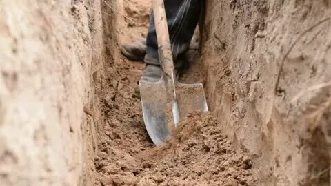 Digging a hole