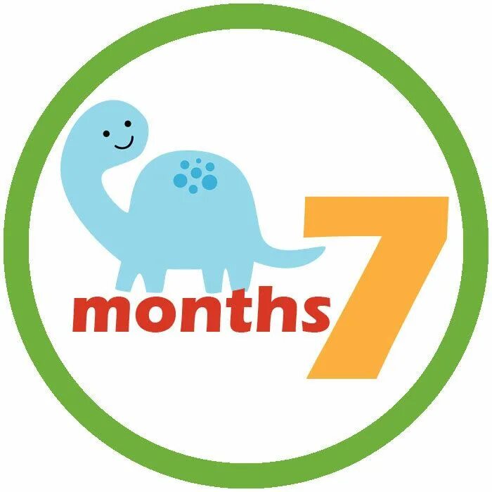 7 Months. 7 Month надпись. 7 Месяцев стикер. Мне 7 месяцев.