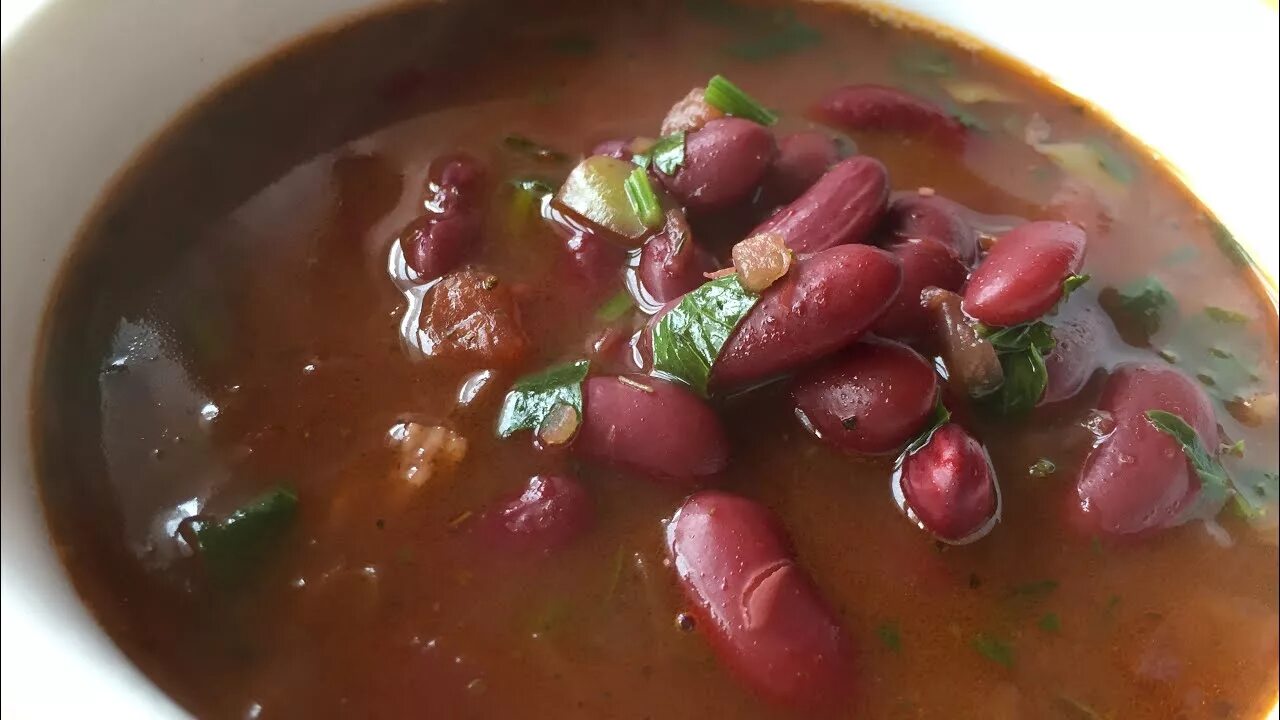Суп из красной фасоли рецепты без мяса