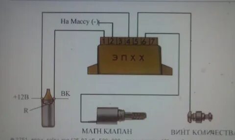 Схема подключения электромагнитного клапана ваз 2109 карбюратор