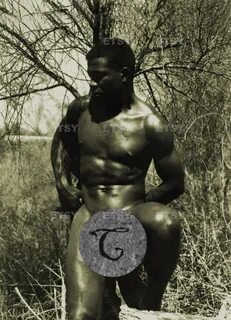 Young African men Vintage photo 1930s Male Nude Photograph Print Naked Man ...