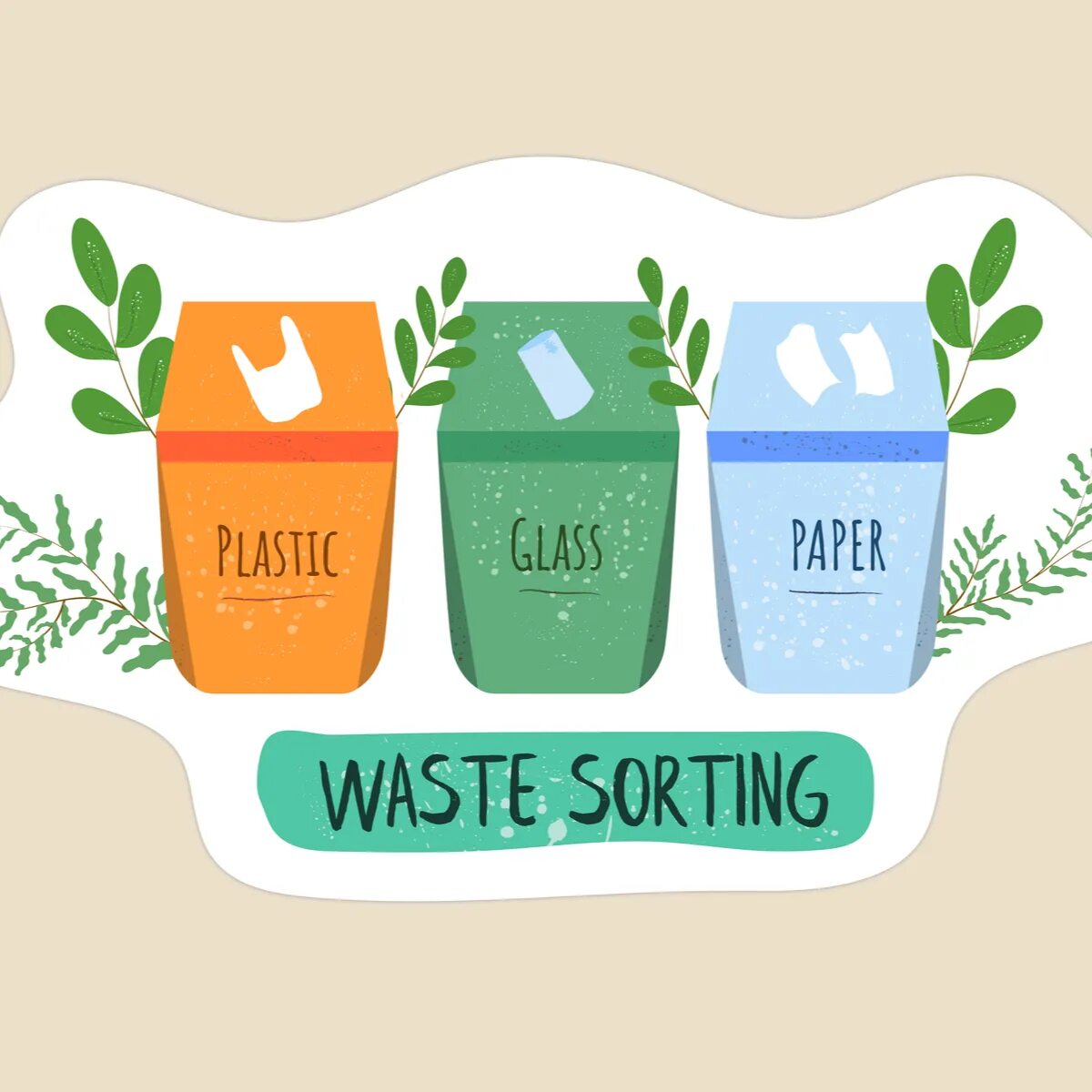 Waste sorting. Waste sorting