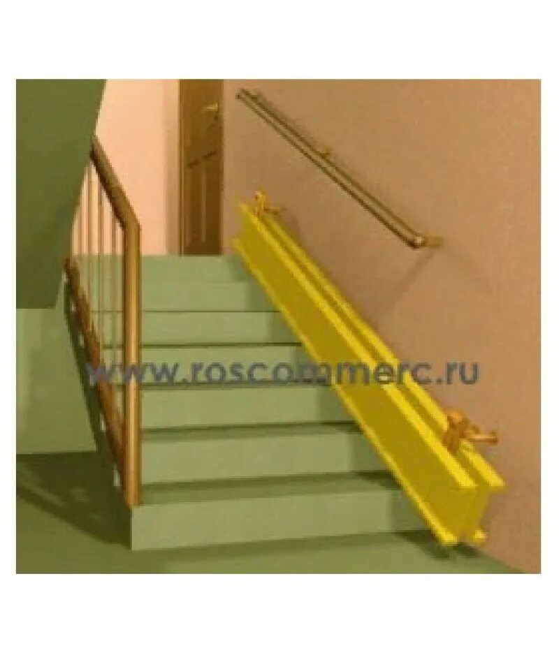 Лестничные пандусы для инвалидов