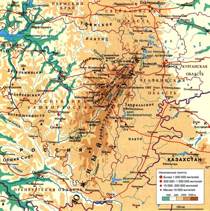 Карта высот челябинска. Горы, хребты Урал на карте. Уральские горы на географической карте. Урал рельеф Южный Урал на карте. Каратау хребет Южный Урал карта.