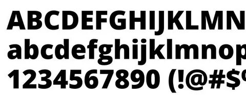 Шрифт sans extrabold