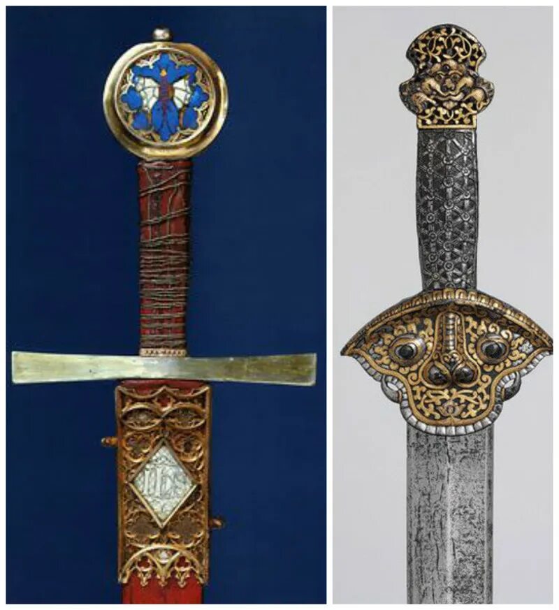 Меч святого георгия. Меч Боабдила. Тибетский меч. Тибетский палаш. Итальянские мечи 14 века.