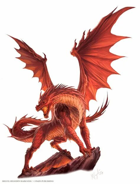 "Red dragon, full-length, on Fujiyama." - image created in Shedevrum