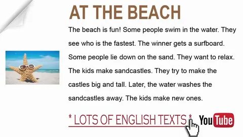 English text listen