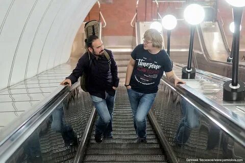 Ночь в метро маяковская