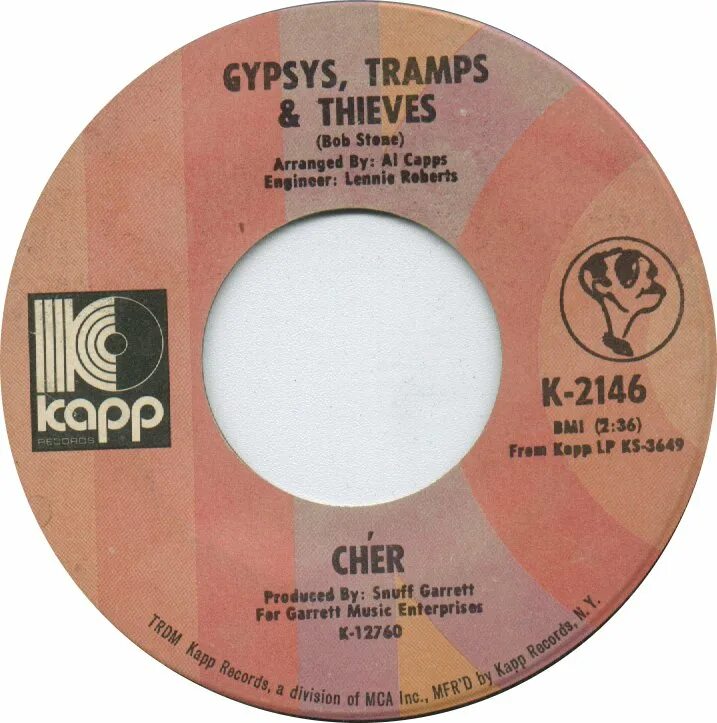 Singles week. Gypsys, Tramps & Thieves. Cher Gypsys, Tramps Thieves. November 2:a November 1971. Gypsies, Tramps and Thieves.