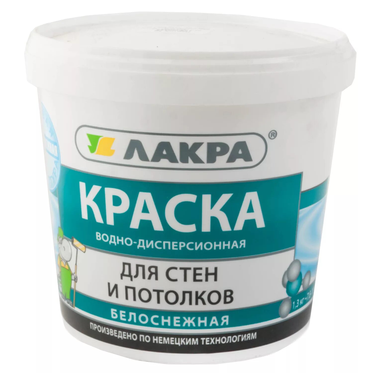 Краска лакра купить. Краска водно дисперсионная Лакра для потолков. Краска Лакра для стен и потолков белоснежная. Лакра для стен и потолков белоснежная 1,3. Водоэмульсионная краска Лакра.