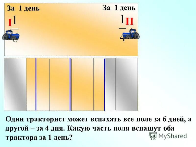 Три трактора вспахали  поле за. Задача четыре трактора вспахали поле за 10 часов. Два тракториста работая вместе могут вспахать поле за 6. Один тракторист может вспахать поле. Один тракторист может вспахать поле.