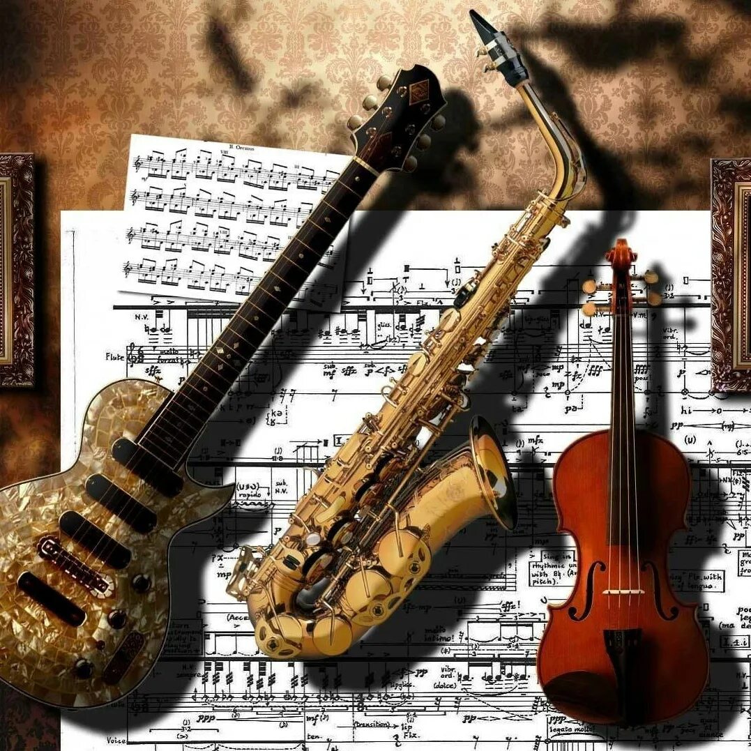 Классические музыкальные инструменты. Современные музыкальные инструменты. Музыкальные инструменты обои. Фон на музыкальную тему.