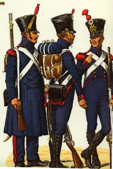 Русский солдат отечественной войны 1812 года. Форма солдат французской армии 1812 года. Одежда войск Франции 1812 года. Форма солдат 1812 года французов. Форма солдат русской и французской армии 1812 года.