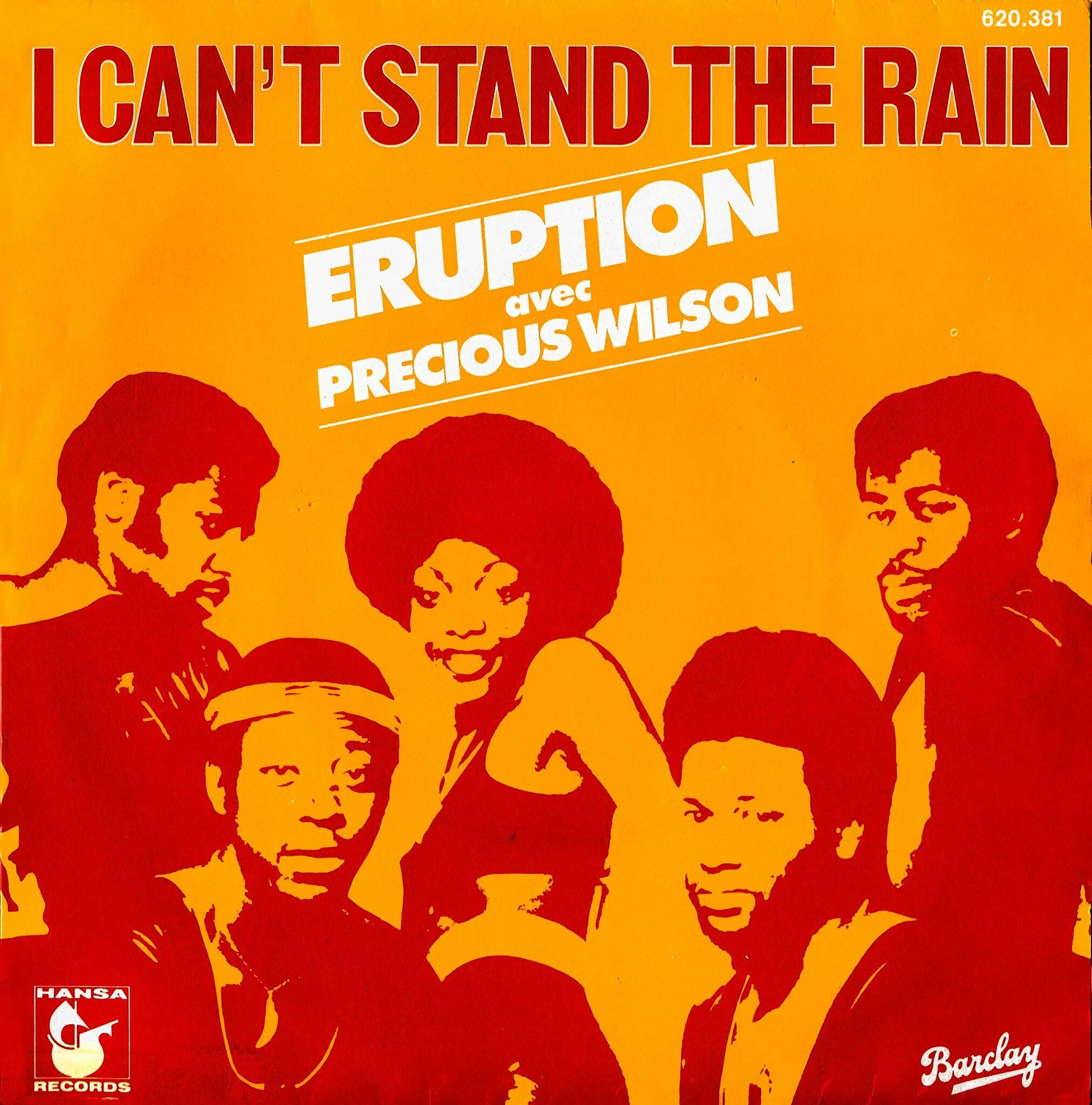 Can t stand doing. Eruption 1977. Eruption альбомы. Eruption - i can't Stand the Rain. Eruption one way ticket обложка.