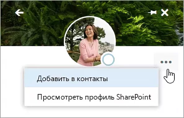 Использовала контакты