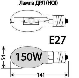 Схема лампы дрл
