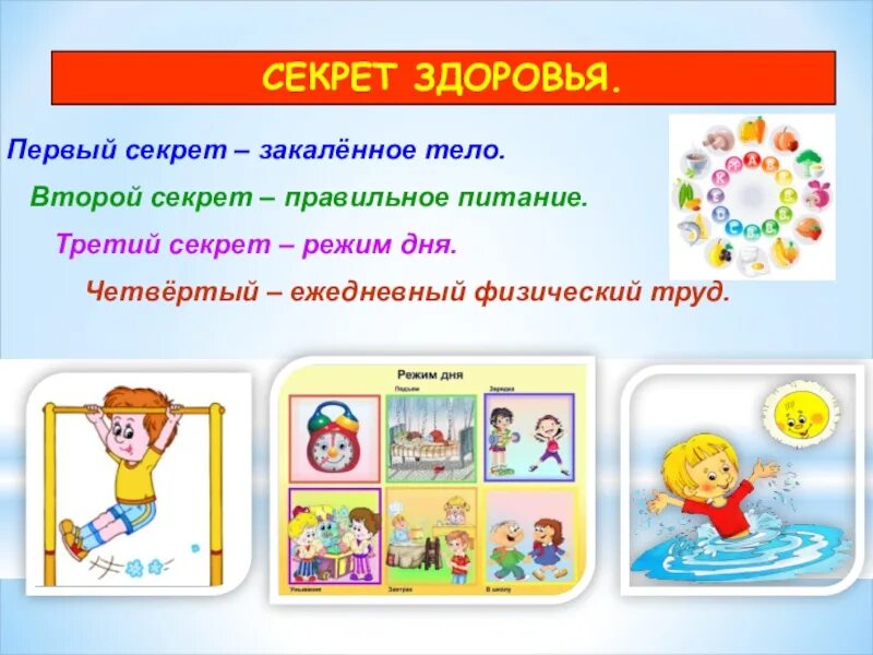 Игра здоровье 1 класс