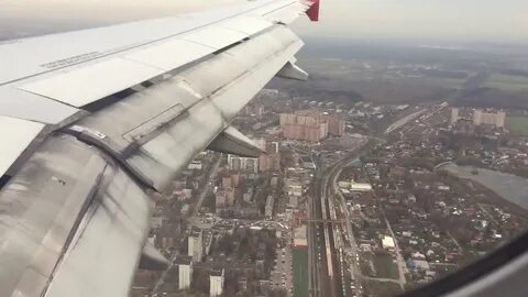 Посадка самолета в шереметьево