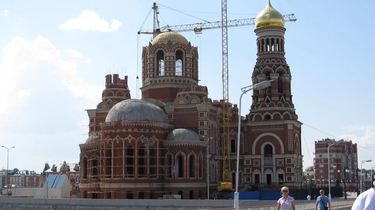 Церкви куйбышева. Храм на площади Куйбышева в Самаре. Площадь Куйбышева до собора. Строительство кафедрального собора.