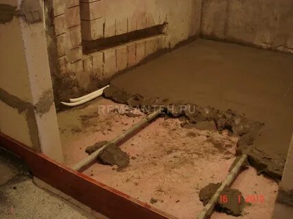 Пол в ванной должен быть ниже