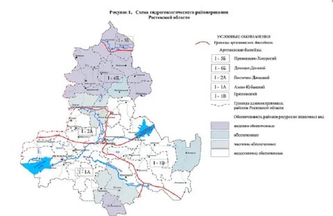 Районы ростовской обл на карте