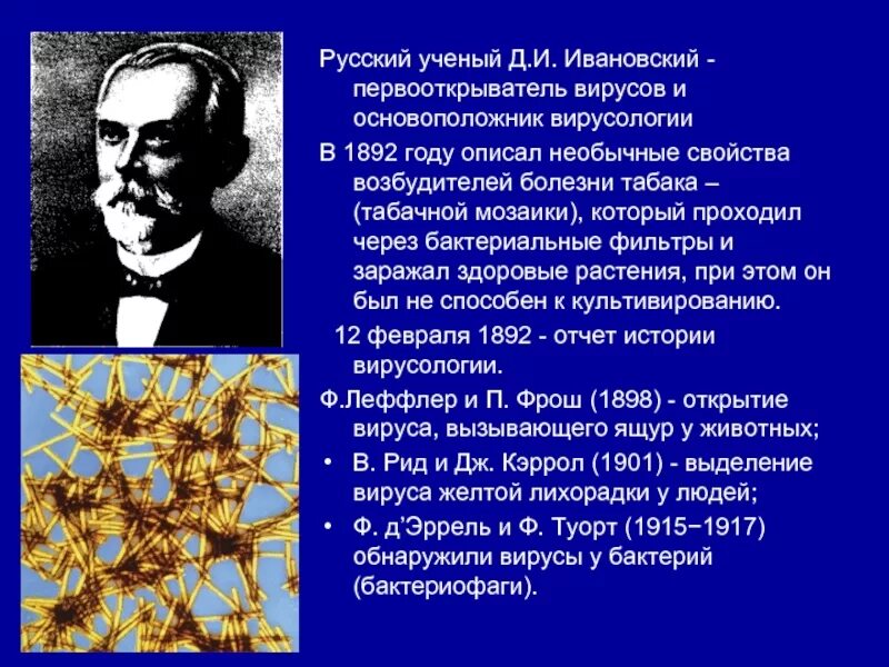 Ученый изучающий простейших. Ивановский основоположник вирусологии. ученый д.и ивановский открытия. д.и.ивановский - основоположник учения о вирусах. первооткрыватель вирусов д.и ивановский.