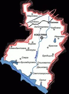 Марковка на карте