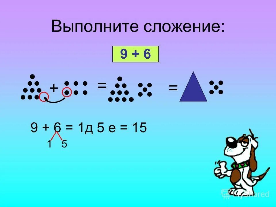 Выполнить сложение чисел 5 3 10