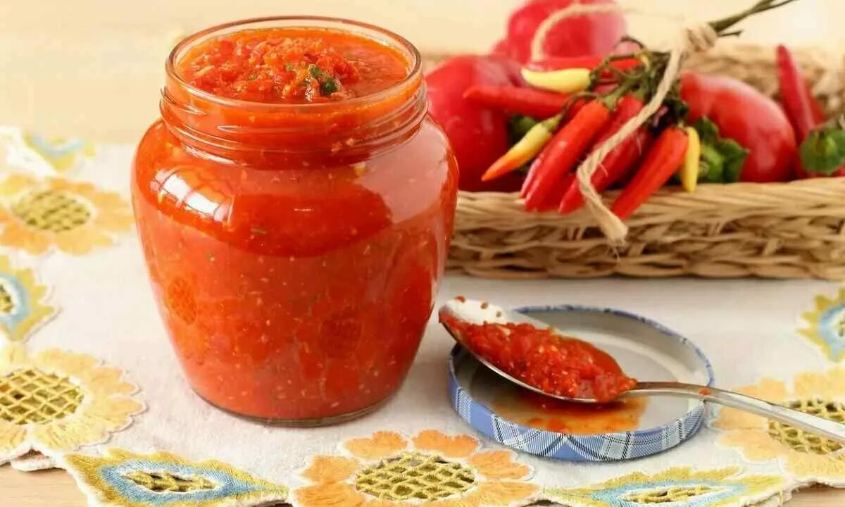 Соус из помидоров и перца