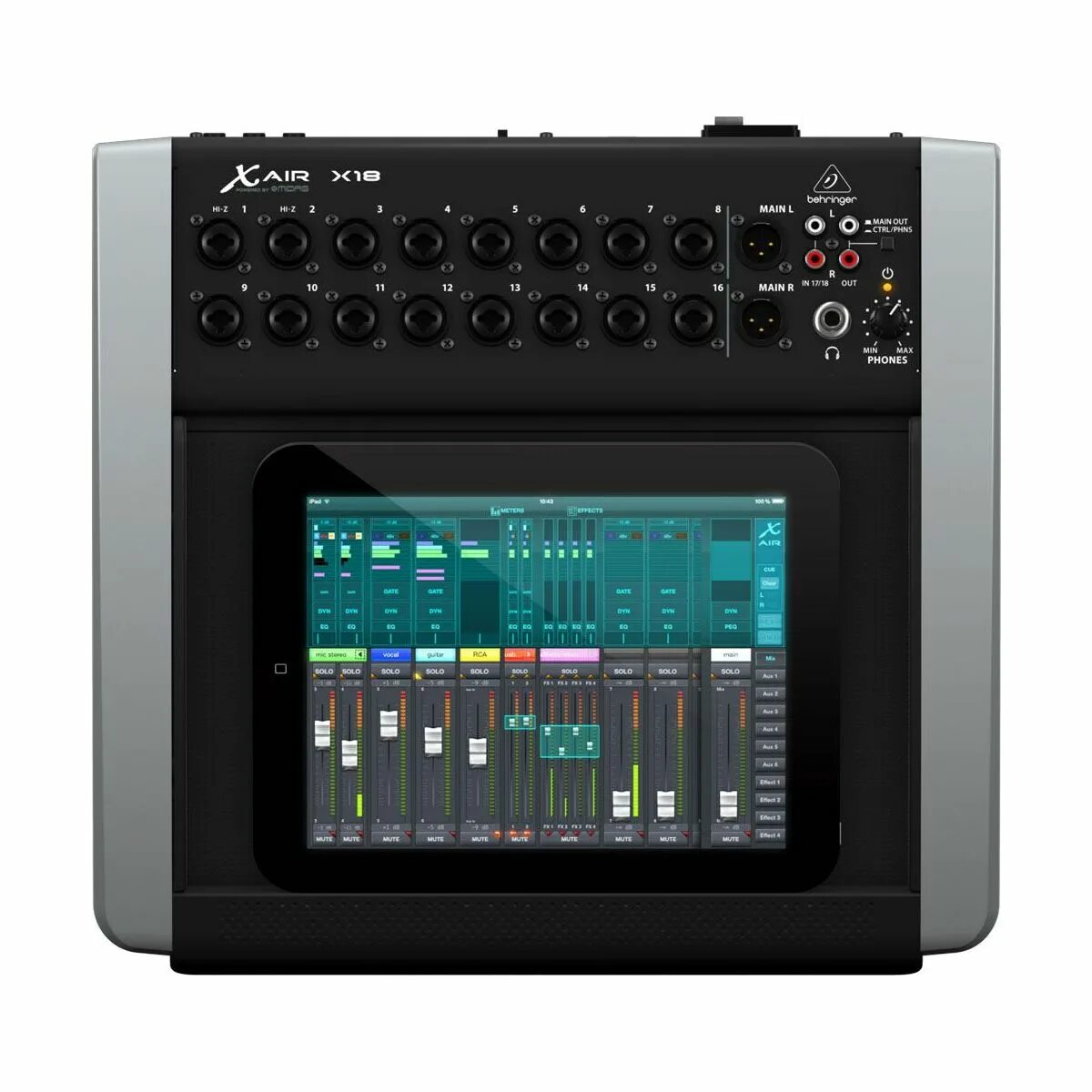 Behringer x18 - x air 18-input digital ipad/tablet mixer. Axelerator x 18. Behringer x air 18. Микшерный пульт behringer x18. Behringer x air 18.