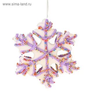 Игрушка снежинки
