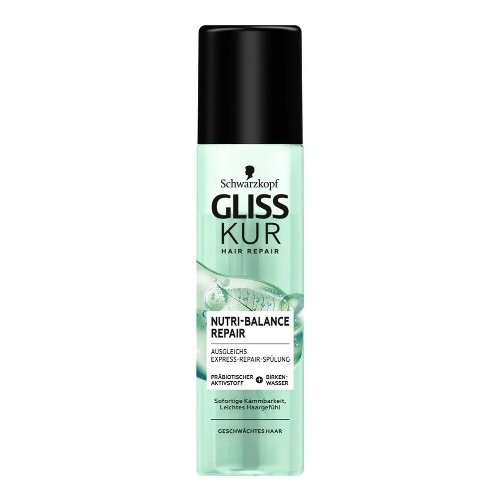 Шварцкопф глисс. Gliss Kur Conditioner Nutri-Balance Repair. Schwarzkopf Gliss Kur спрей. Шампунь глисс кур Nutribalance. Кондиционер для волос repair