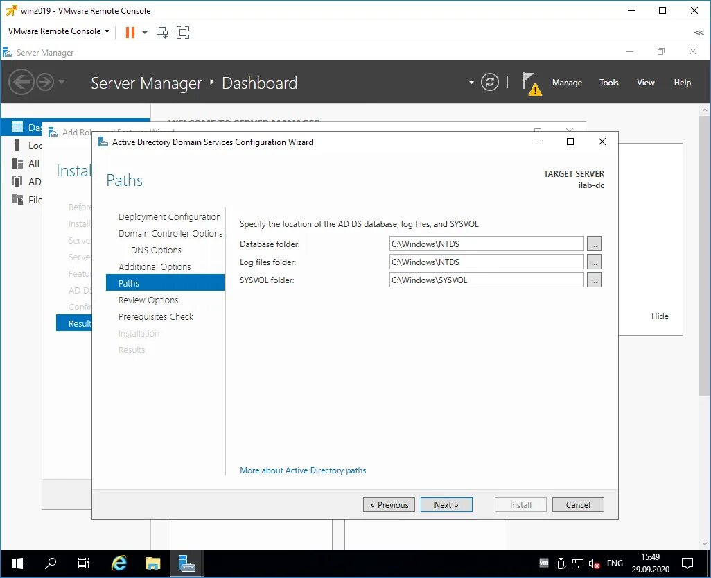 Windows server 2019 active directory. Active directory windows server 2019. контроллер домена win serv. логи на контроллере домена. контроллер домена папка sysvol.