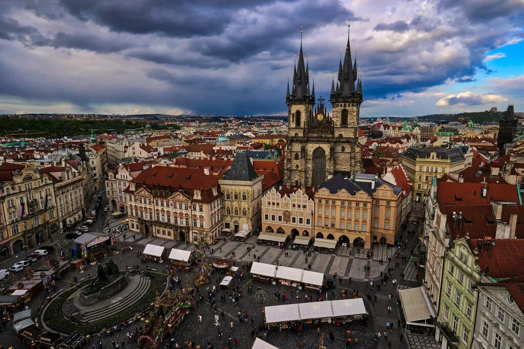 Old Town Square, Prague Overlook from Prague Astronomical . Flickr