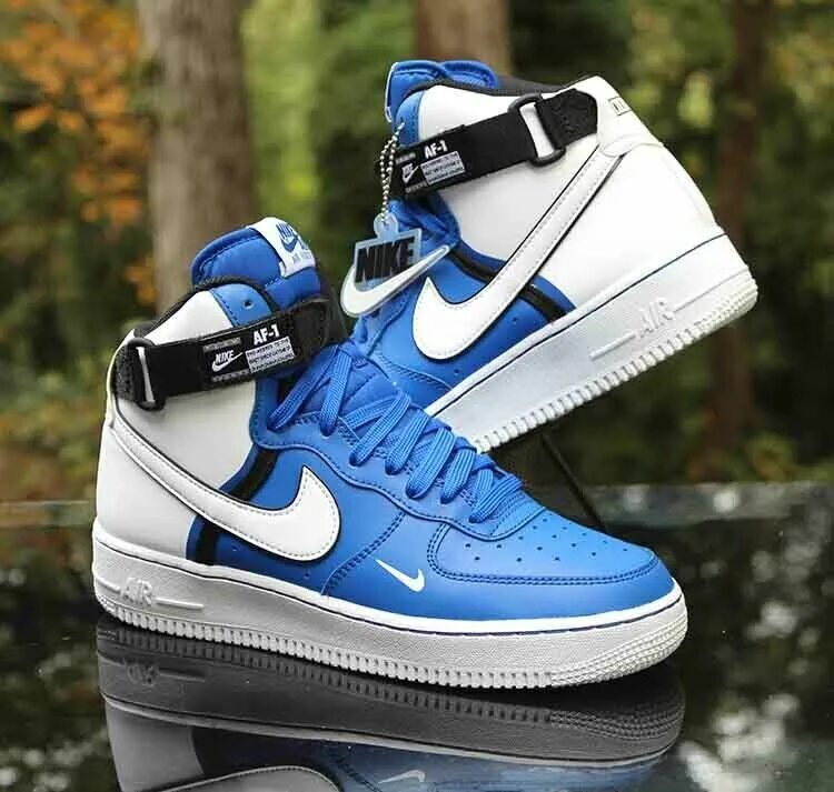 Nike Air Force 1 High Blue. Nike Air Force 1 High. Nike Air Force 1 High (GS). Найк АИР Форс 5.